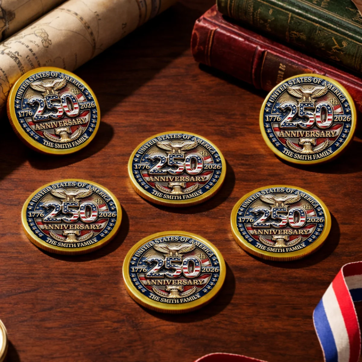 Semiquincentennial - Personalized Custom Commemorative Keepsake Coin - Image 8