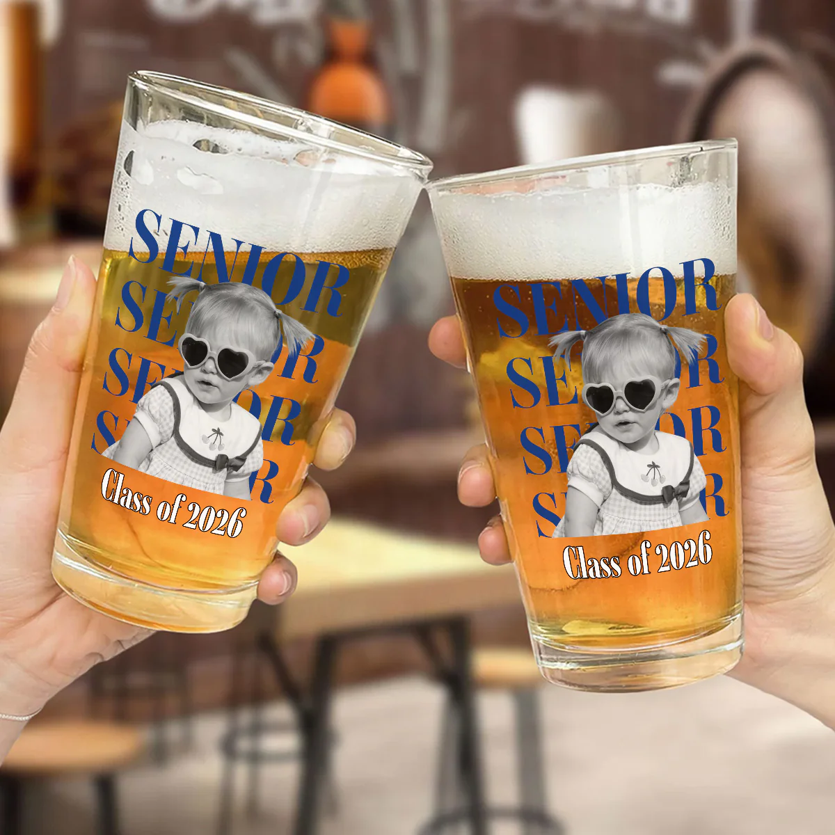 Senior 2026 - Personalized Custom Beer Glass - Image 5