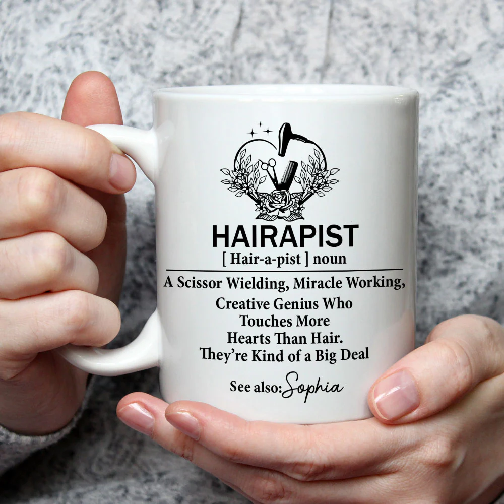 She Creates Pure Magic - Personalized Custom Coffee Mug - Image 2