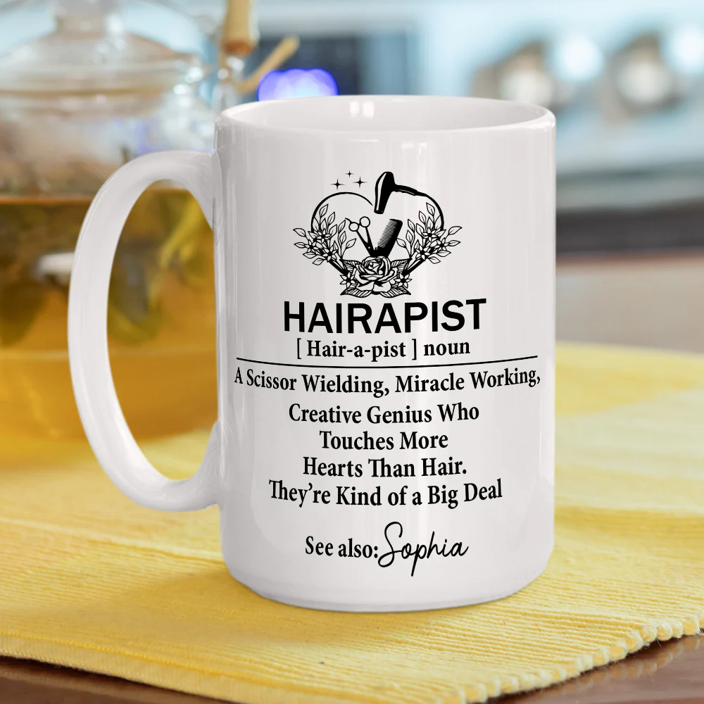 She Creates Pure Magic - Personalized Custom Coffee Mug - Image 4