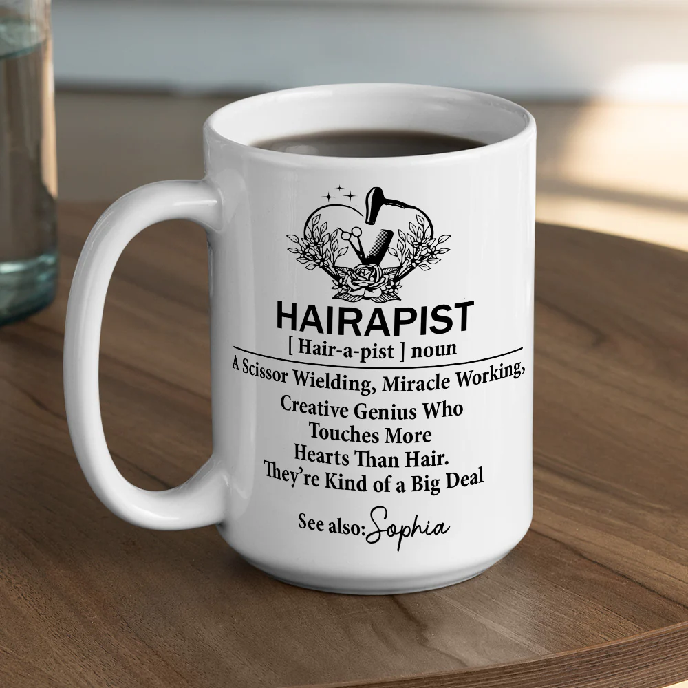 She Creates Pure Magic - Personalized Custom Coffee Mug - Image 5