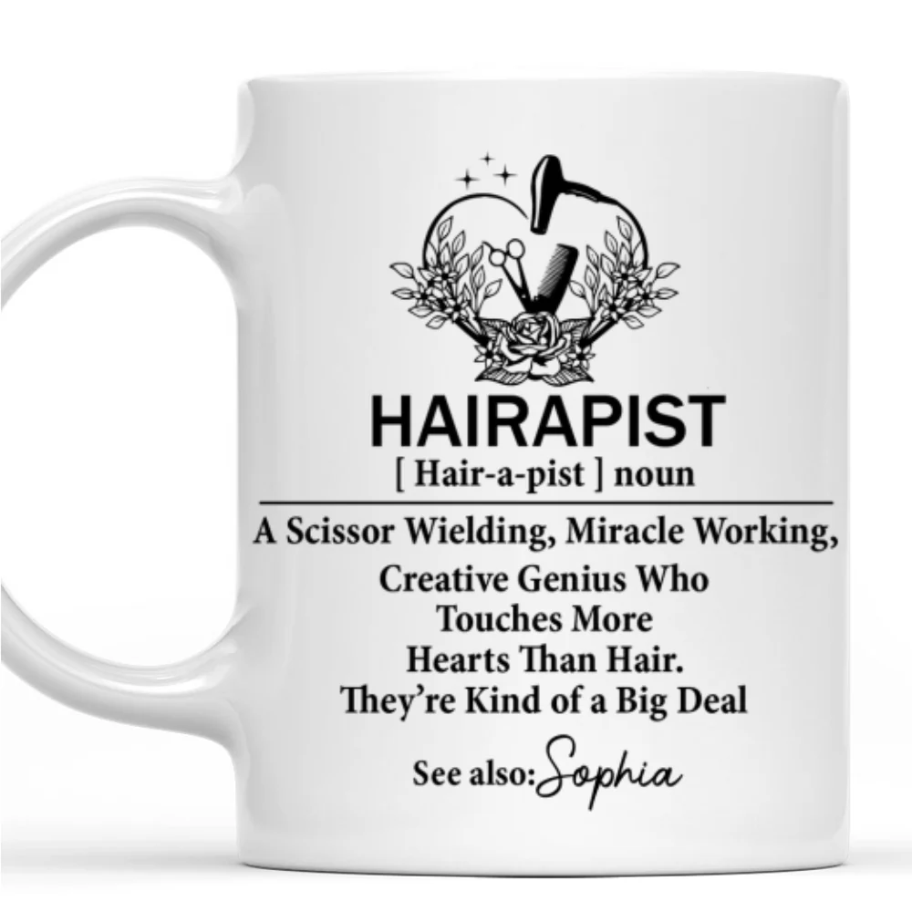 She Creates Pure Magic - Personalized Custom Coffee Mug - Image 7