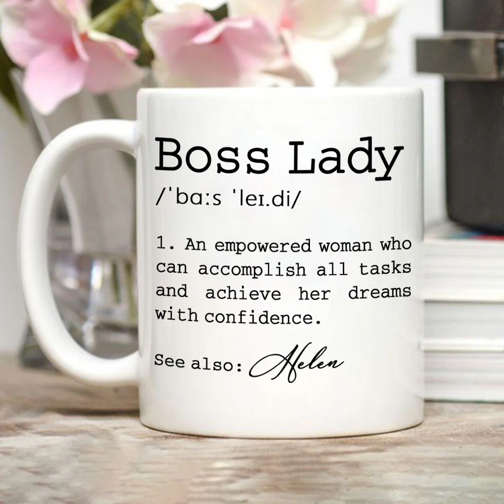 She Turns Goals Into Gold - Personalized Custom Coffee Mug - Image 2