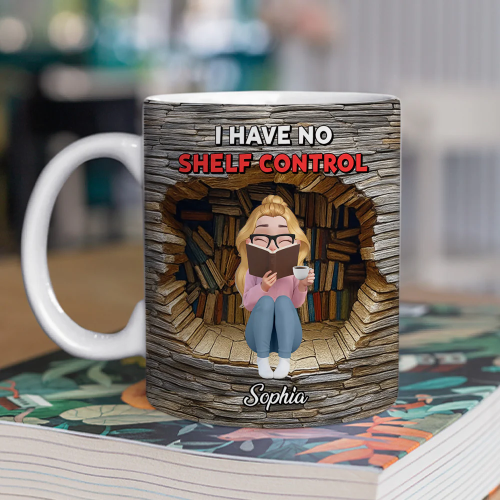 Shelf Care Is Self Care - Personalized Custom Coffee Mug - Image 2