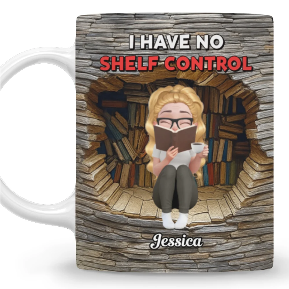Shelf Care Is Self Care - Personalized Custom Coffee Mug - Image 7