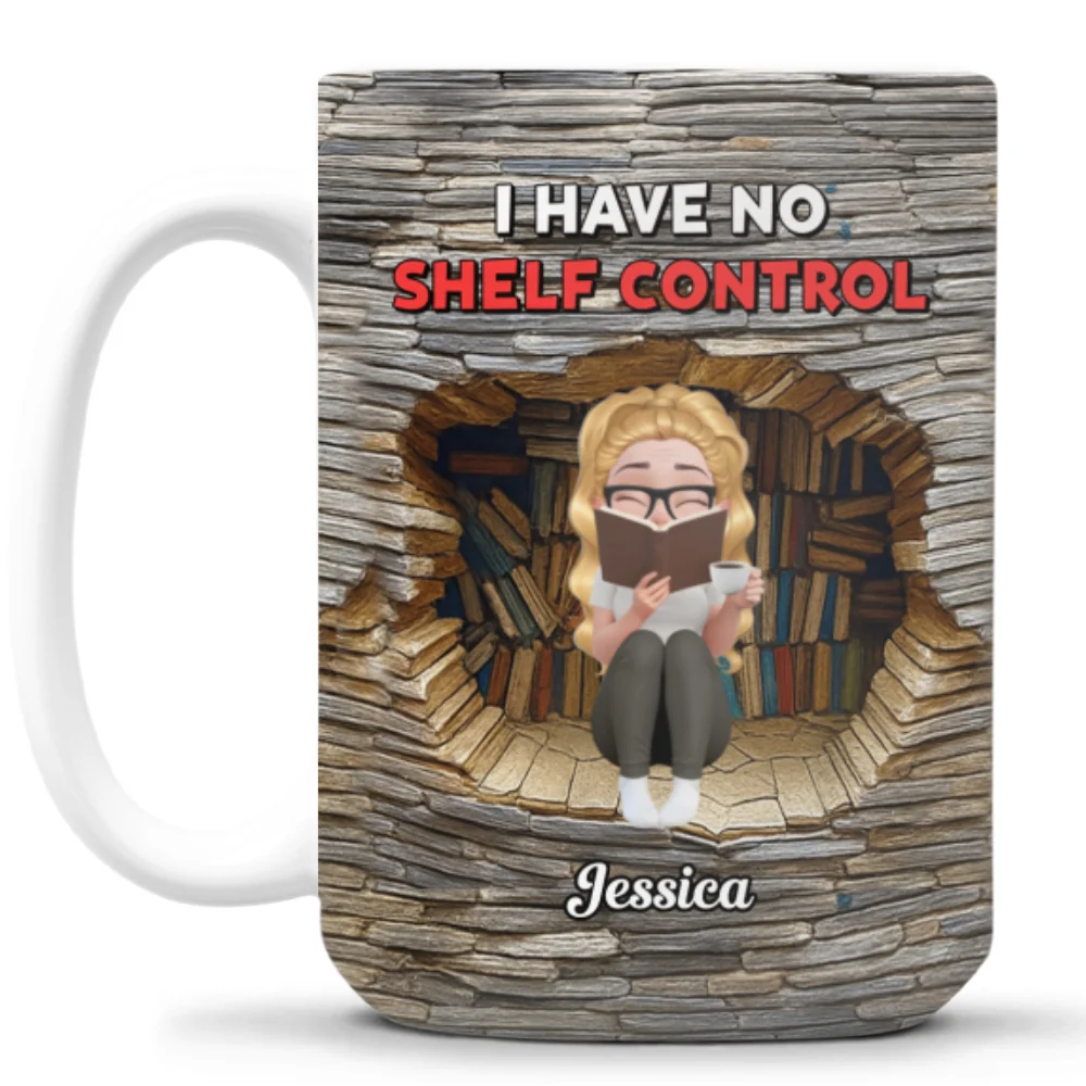 Shelf Care Is Self Care - Personalized Custom Coffee Mug - Image 8