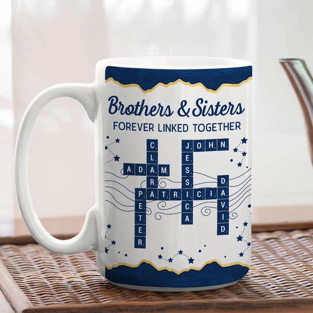 Sibling Bond - Personalized Custom Coffee Mug - Image 3
