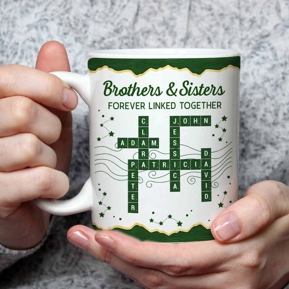 Sibling Bond - Personalized Custom Coffee Mug - Image 4