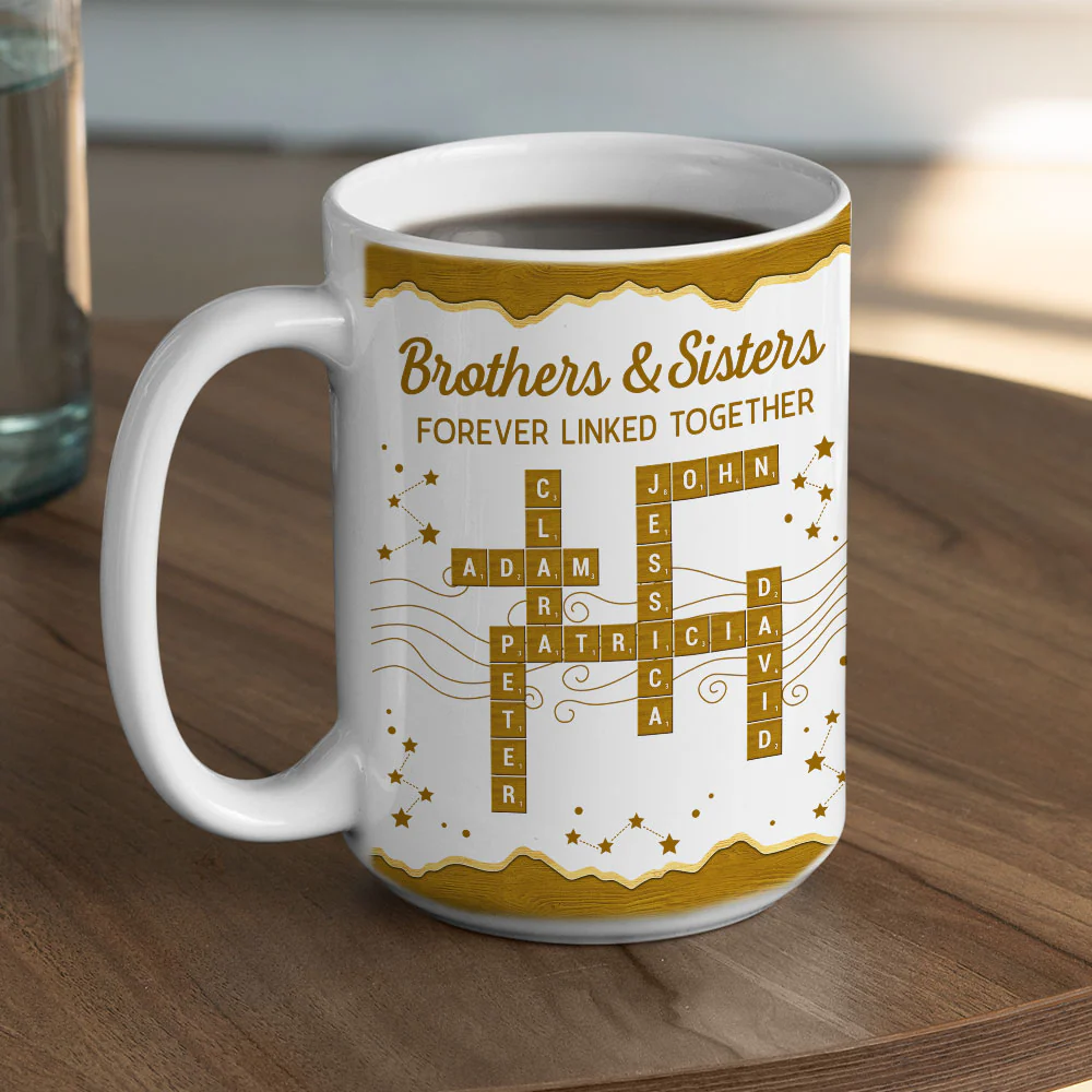 Sibling Bond - Personalized Custom Coffee Mug - Image 5