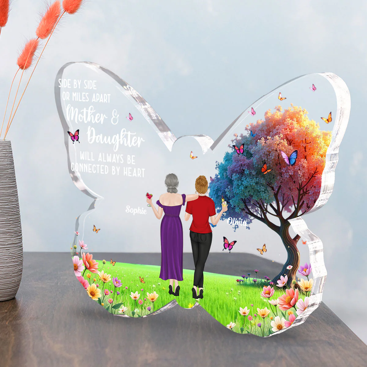 Side By Side - Personalized Custom Acrylic Plaque - Image 3