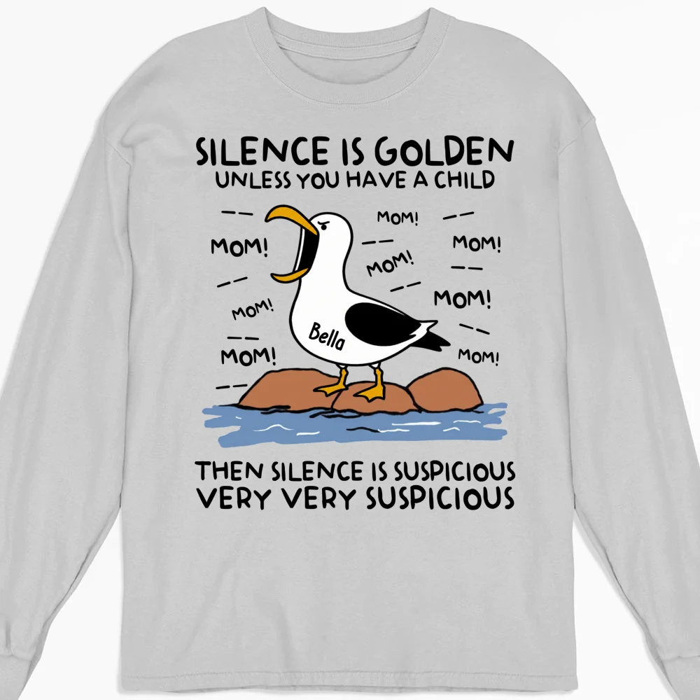 Silence Is Golden - Personalized Custom Shirt - Image 12