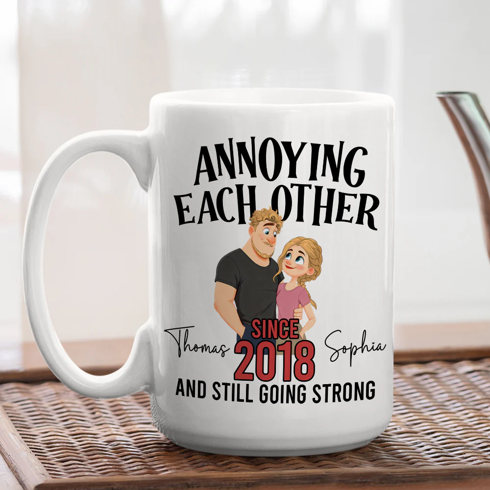 Since That Day - Personalized Custom Coffee Mug - Image 4