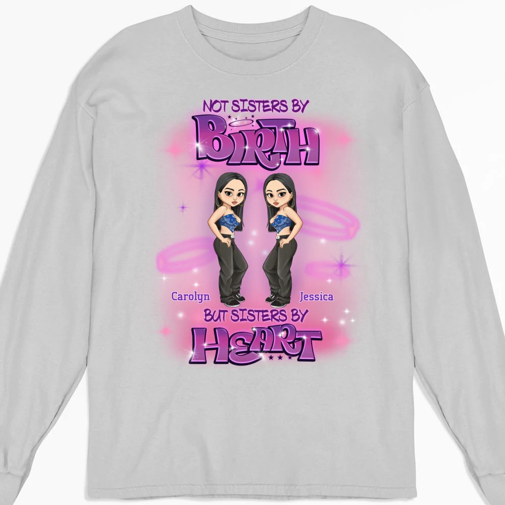 Sister By Heart - Personalized Custom Shirt - Image 11