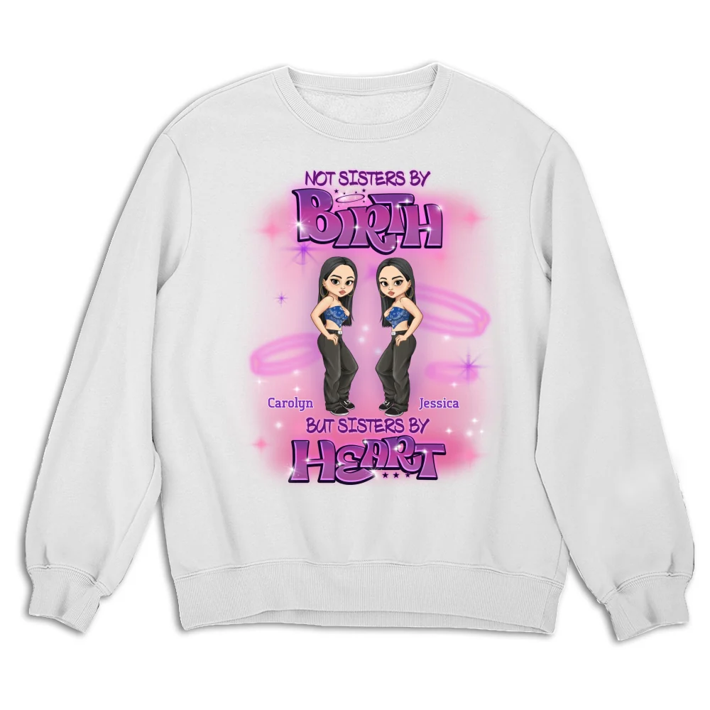 Sister By Heart - Personalized Custom Shirt - Image 13