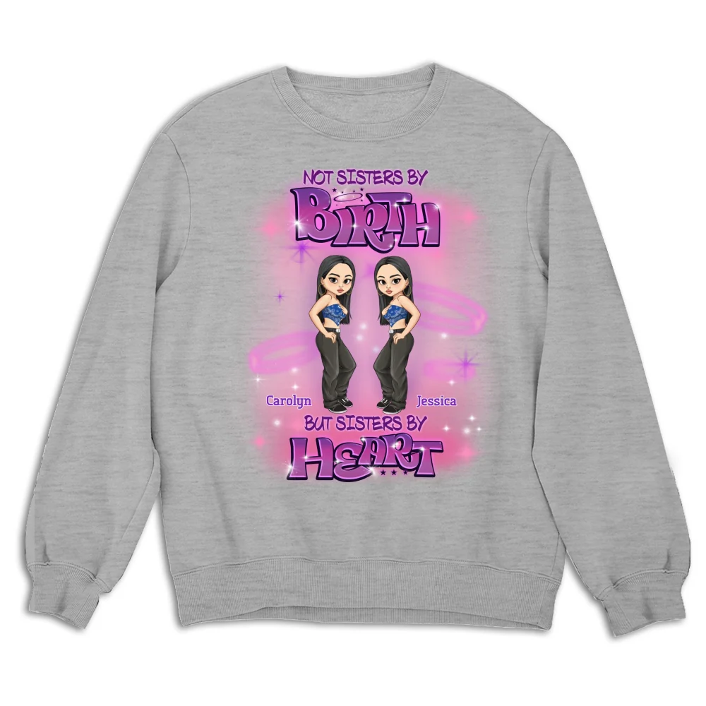 Sister By Heart - Personalized Custom Shirt - Image 14