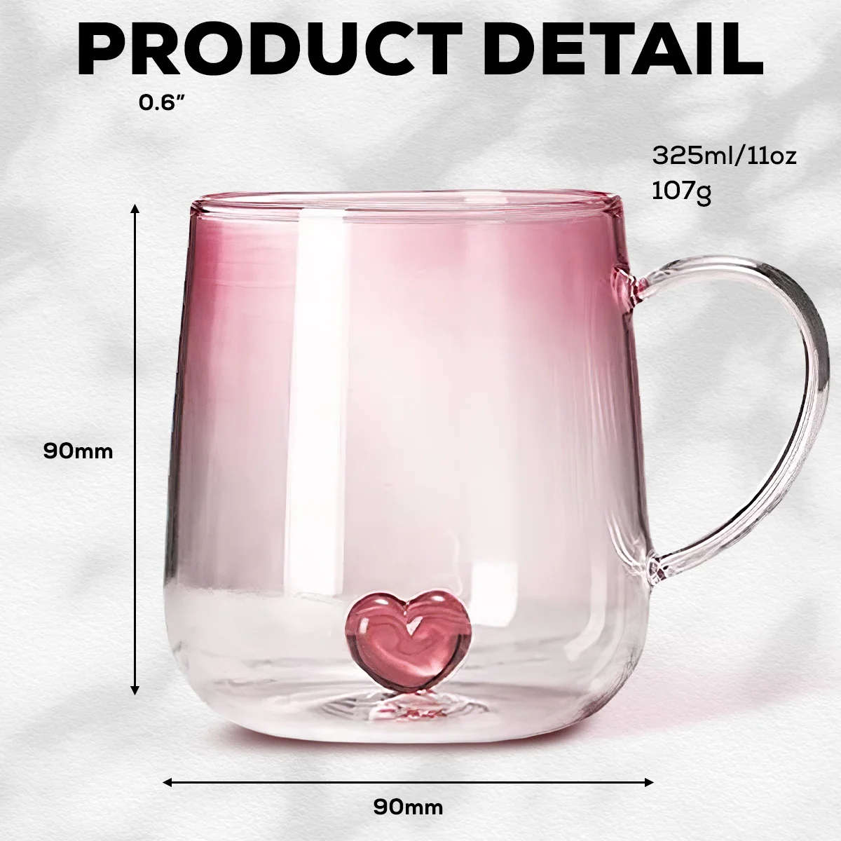 Sisters Are Different Flowers From The Same Garden - Personalized Custom Pink Gradient Glass Mug - Image 4