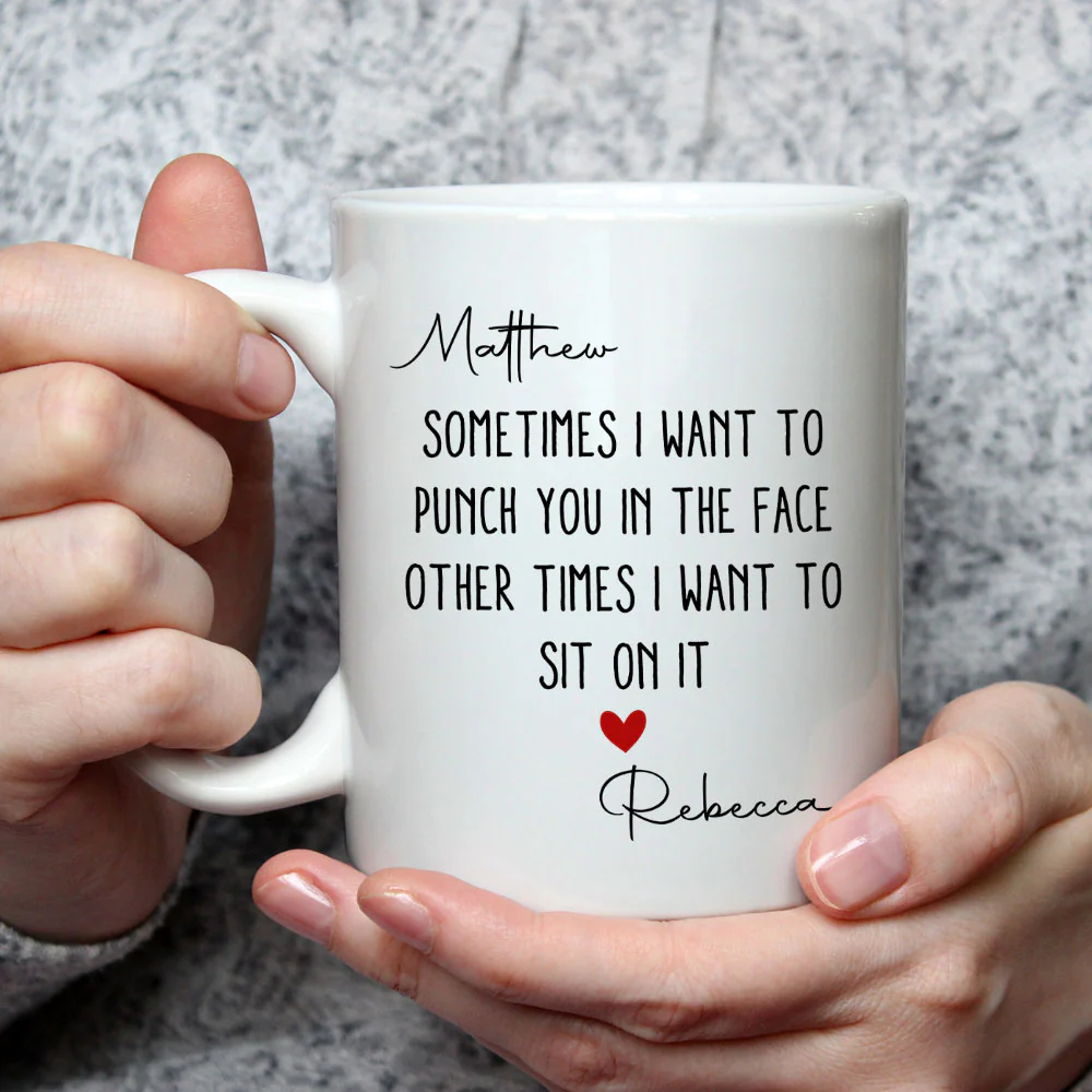 Sit On It - Personalized Custom Coffee Mug - Image 4