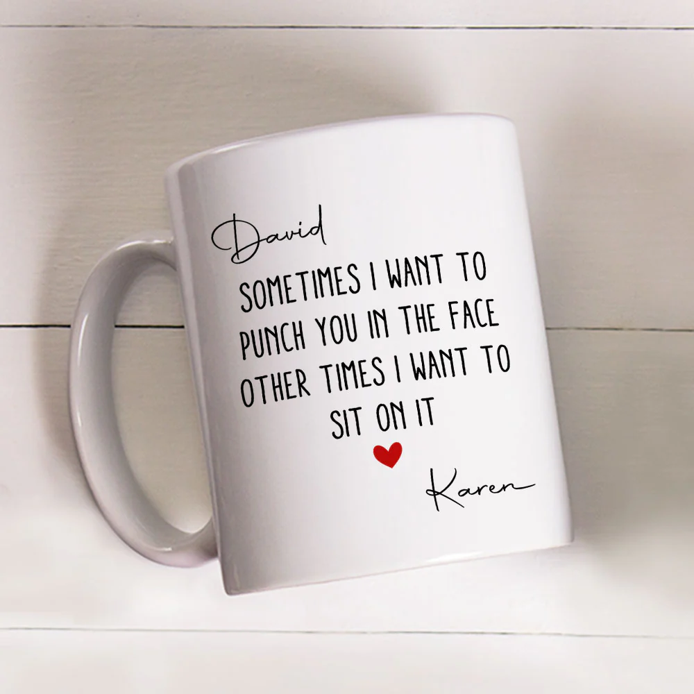 Sit On It - Personalized Custom Coffee Mug - Image 5