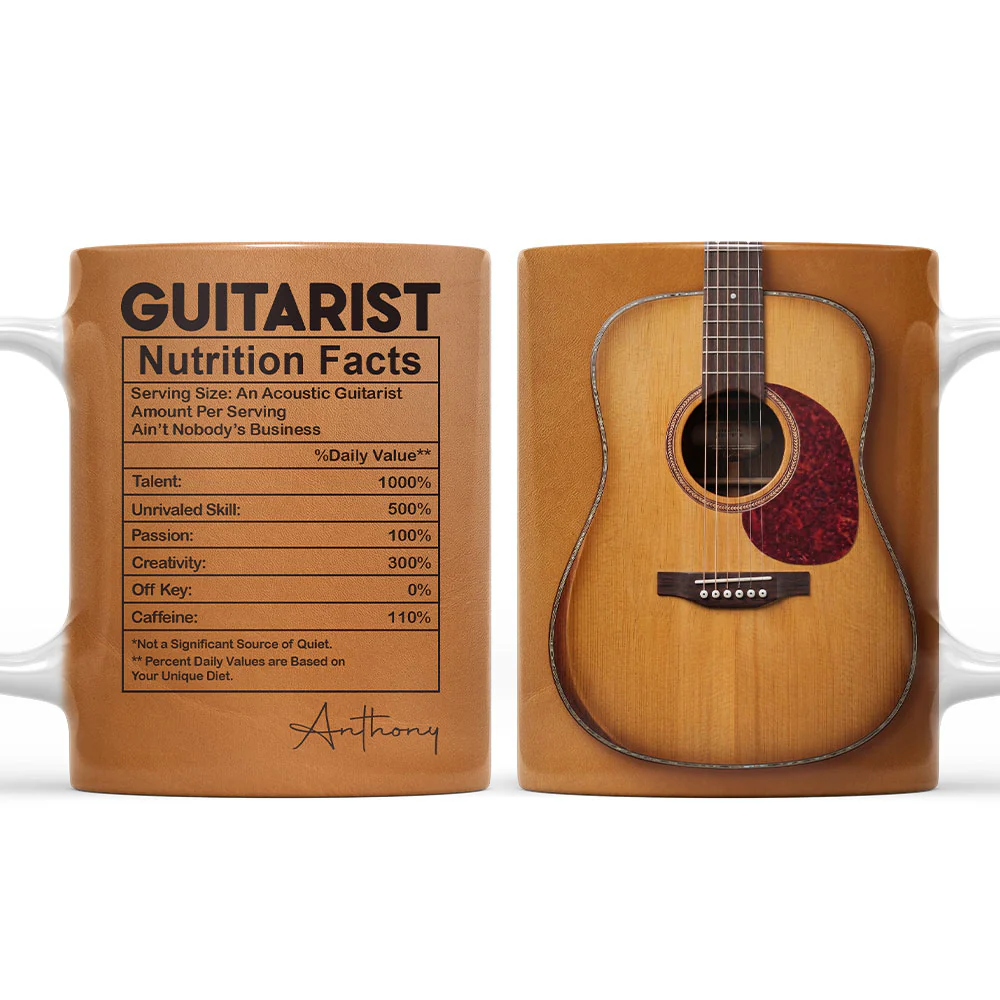 Six Strings One Soul - Personalized Custom Coffee Mug
