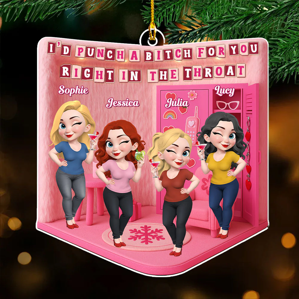 Slay All Day Station - Personalized Custom Acrylic Ornament - Image 3