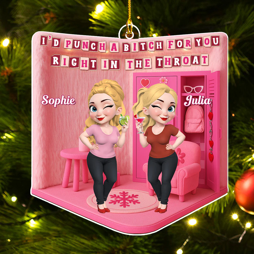 Slay All Day Station - Personalized Custom Acrylic Ornament - Image 4