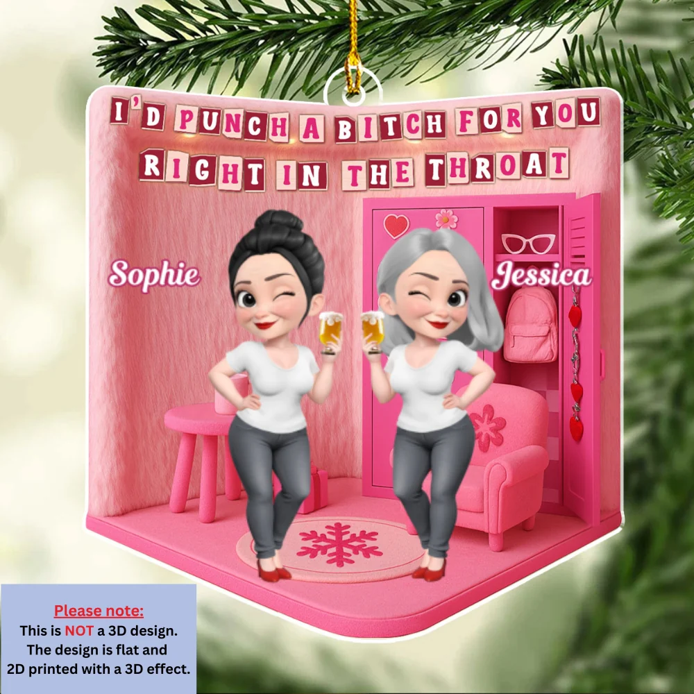 Slay All Day Station - Personalized Custom Acrylic Ornament - Image 7