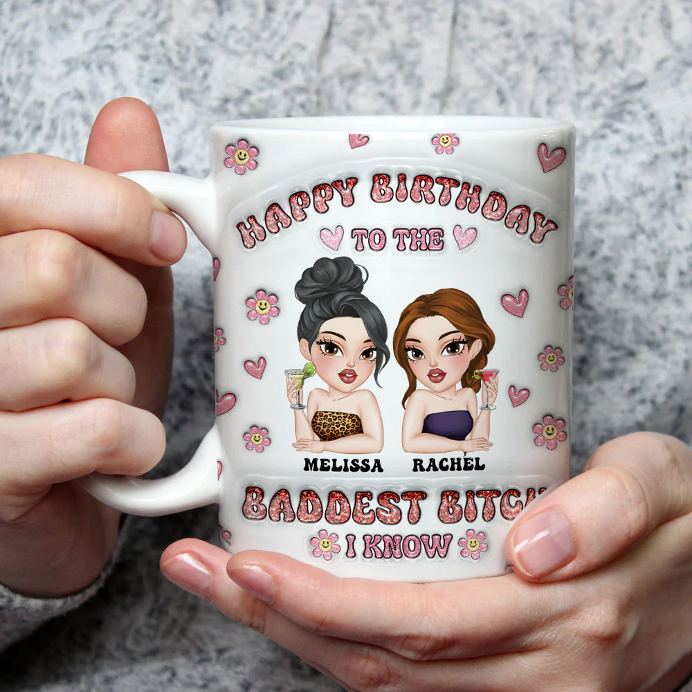 Slaying Every Year- Personalized Custom 3D Inflated Effect Mug - Image 3