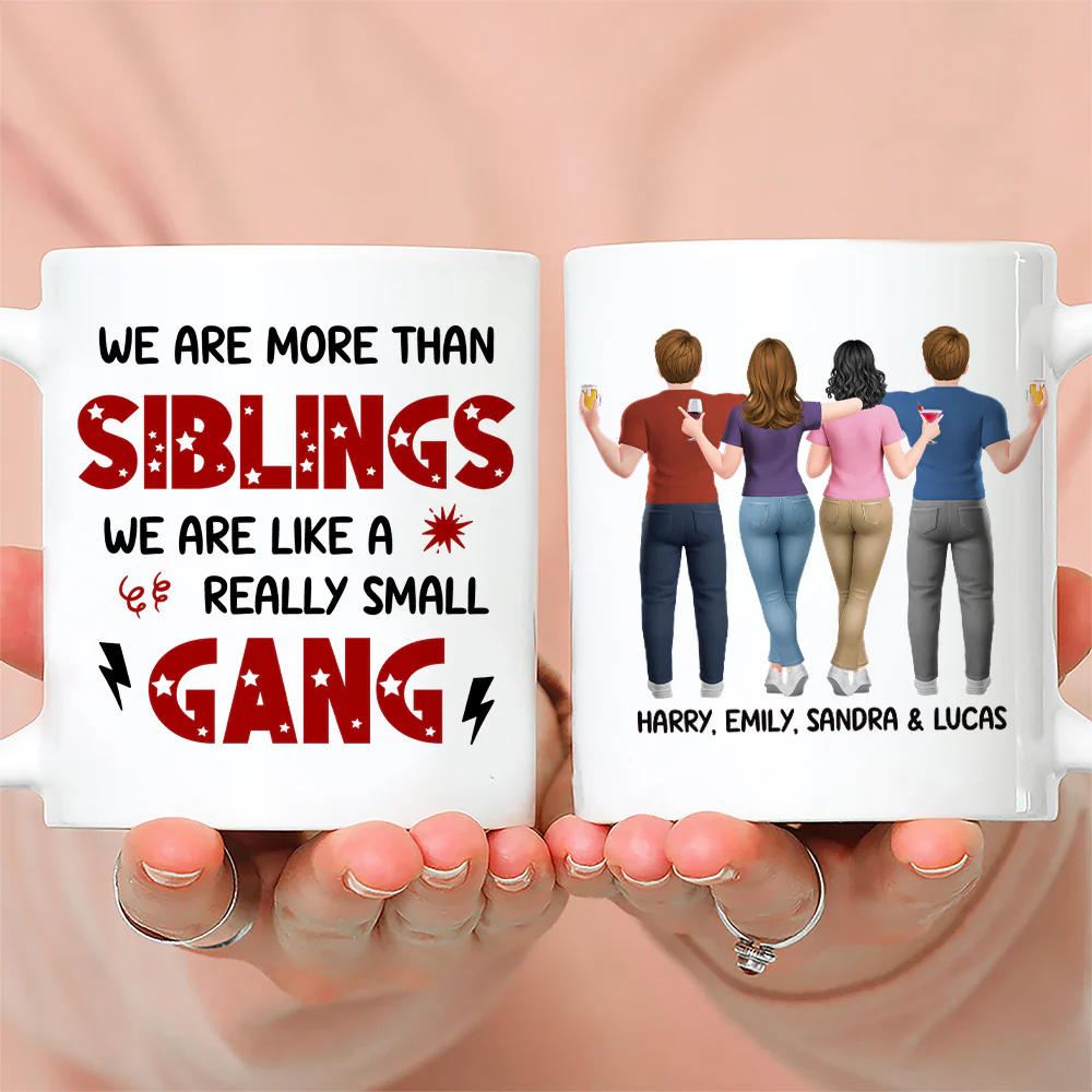 Small Gang - Personalized Custom Coffee Mug - Image 4
