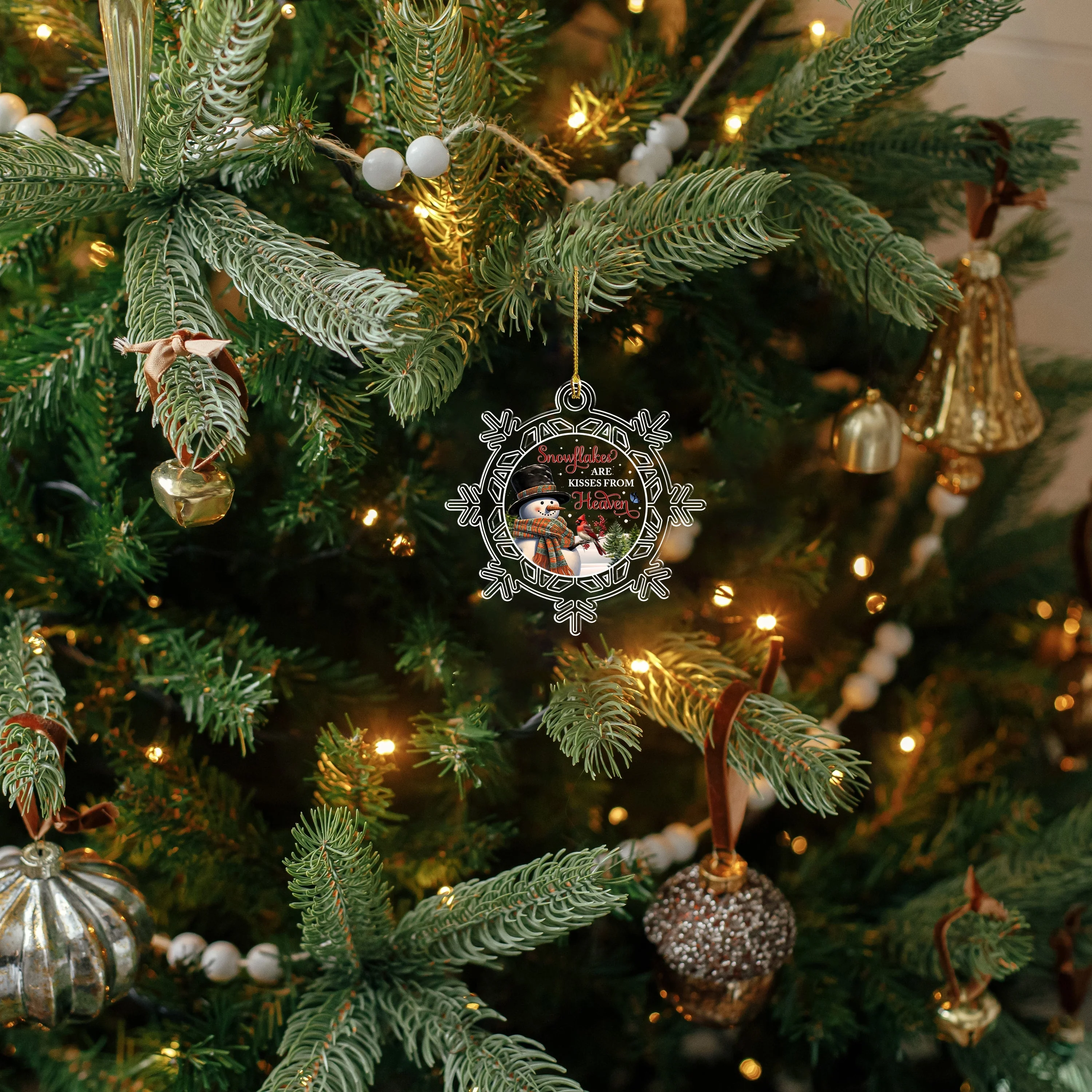 Snowflakes Kisses From Heaven - Acrylic Ornament - Image 9