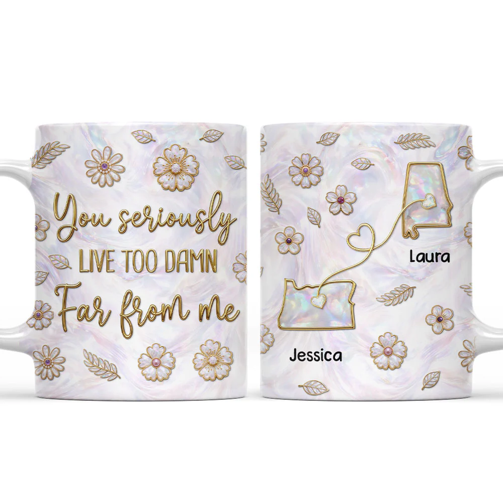 So Far From Me - Personalized Custom 3D Inflated Effect Mug
