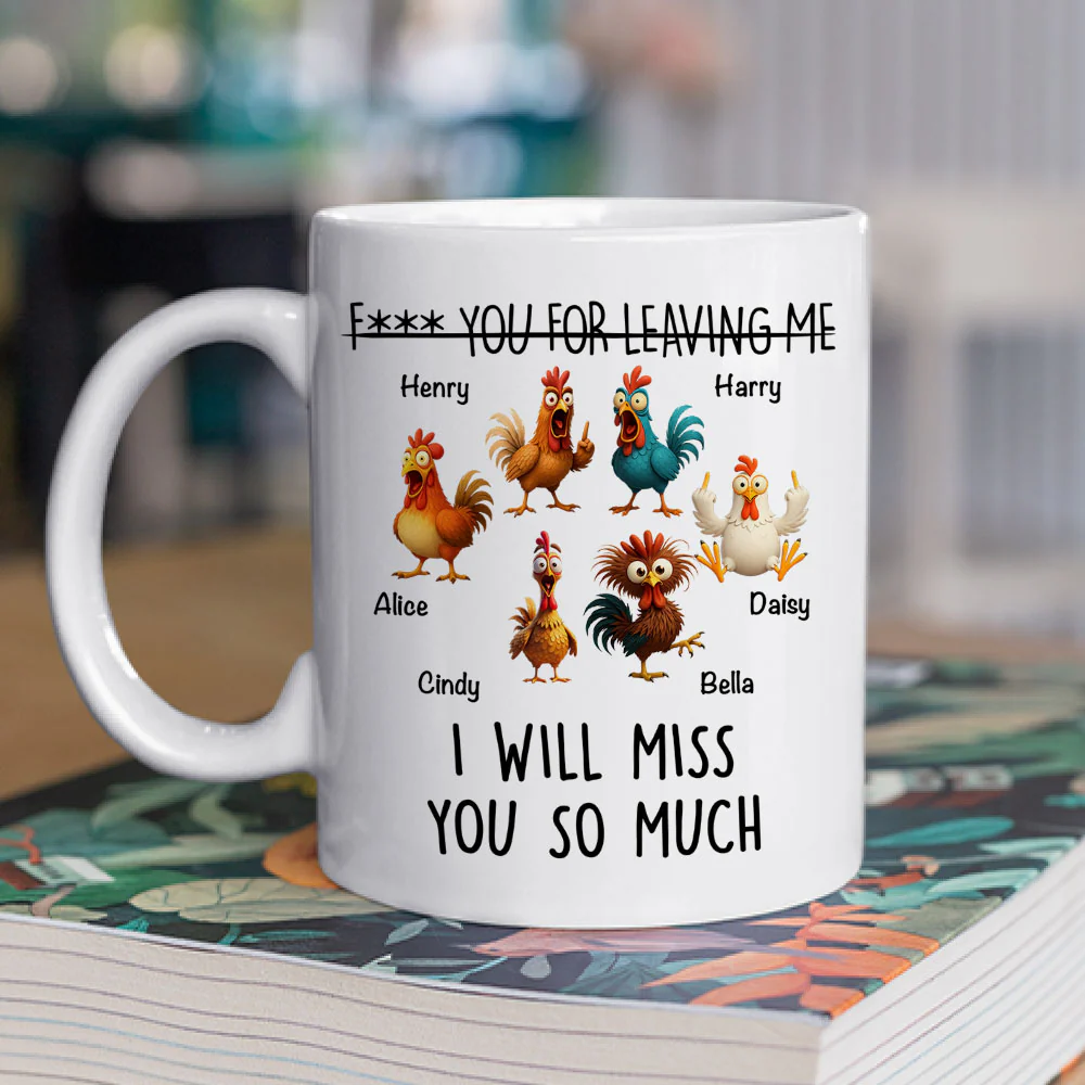 So Hard To Say Goodbye - Personalized Custom Coffee Mug - Image 2