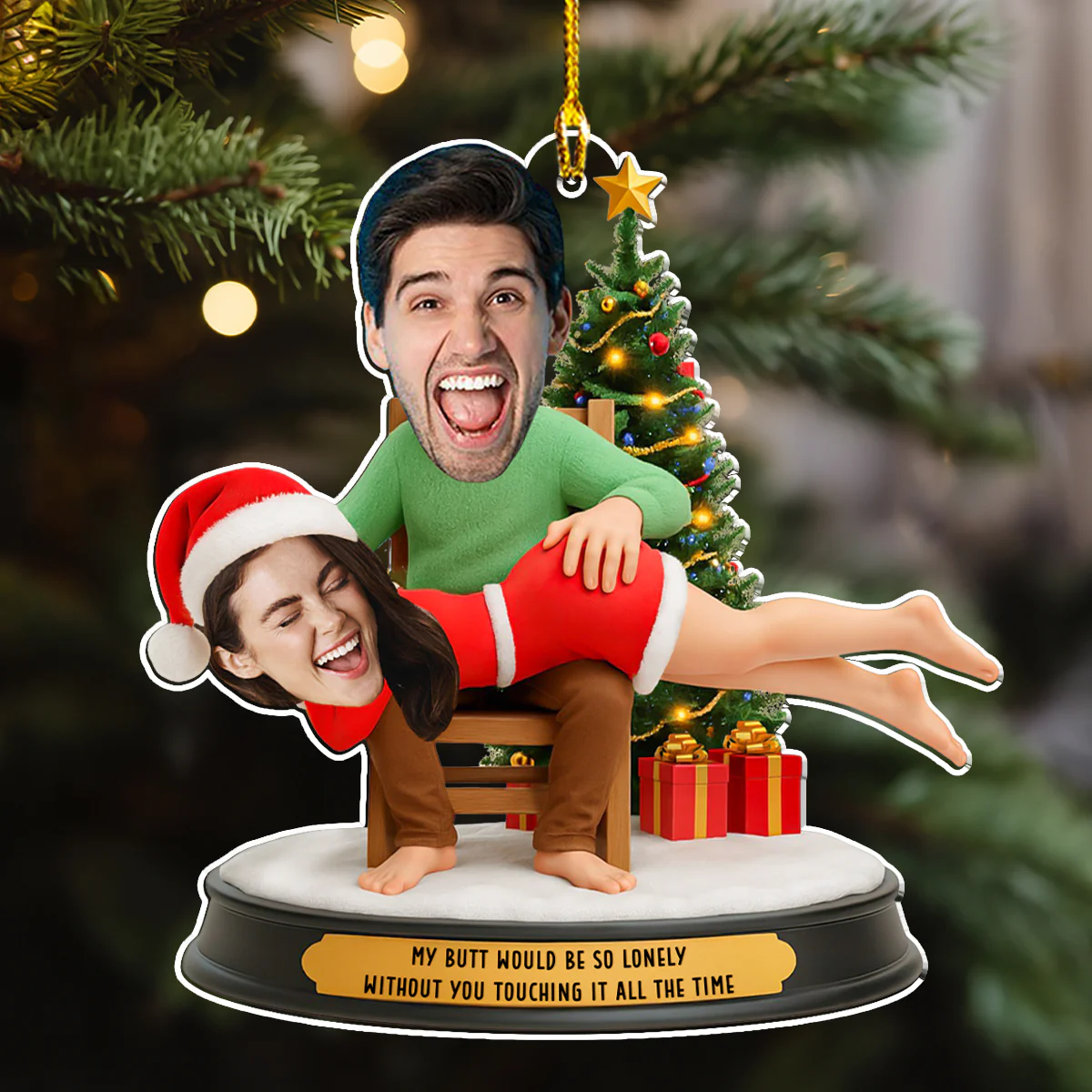 So Lonely Without You - Personalized Custom Acrylic Ornament - Image 3