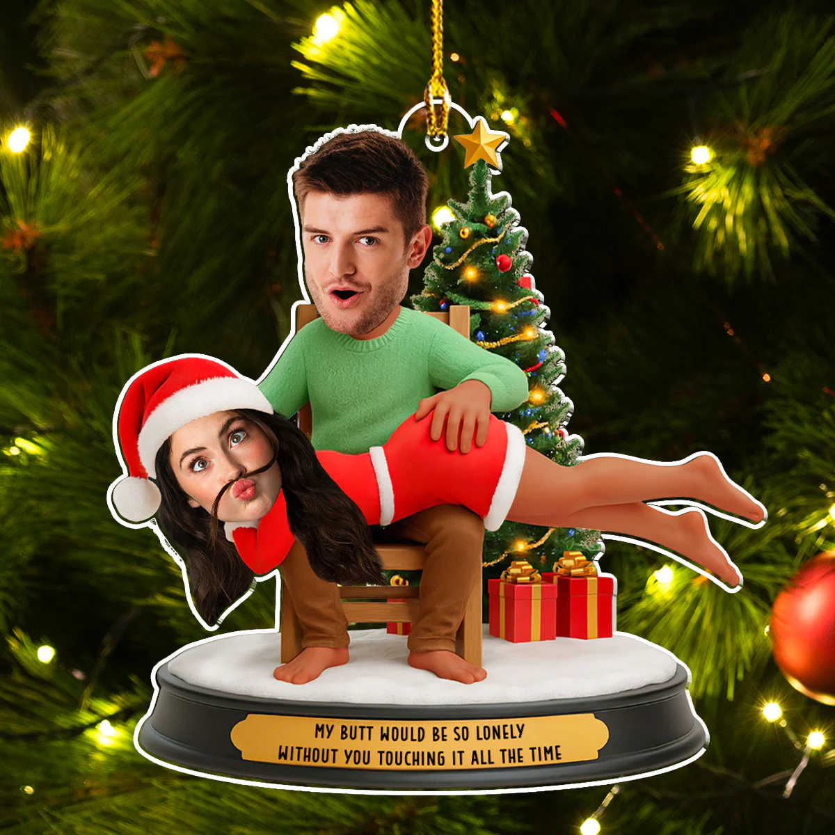 So Lonely Without You - Personalized Custom Acrylic Ornament - Image 4