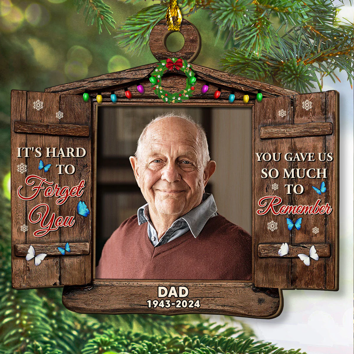 So Much To Remember - Personalized Custom Wood Ornament - Image 3