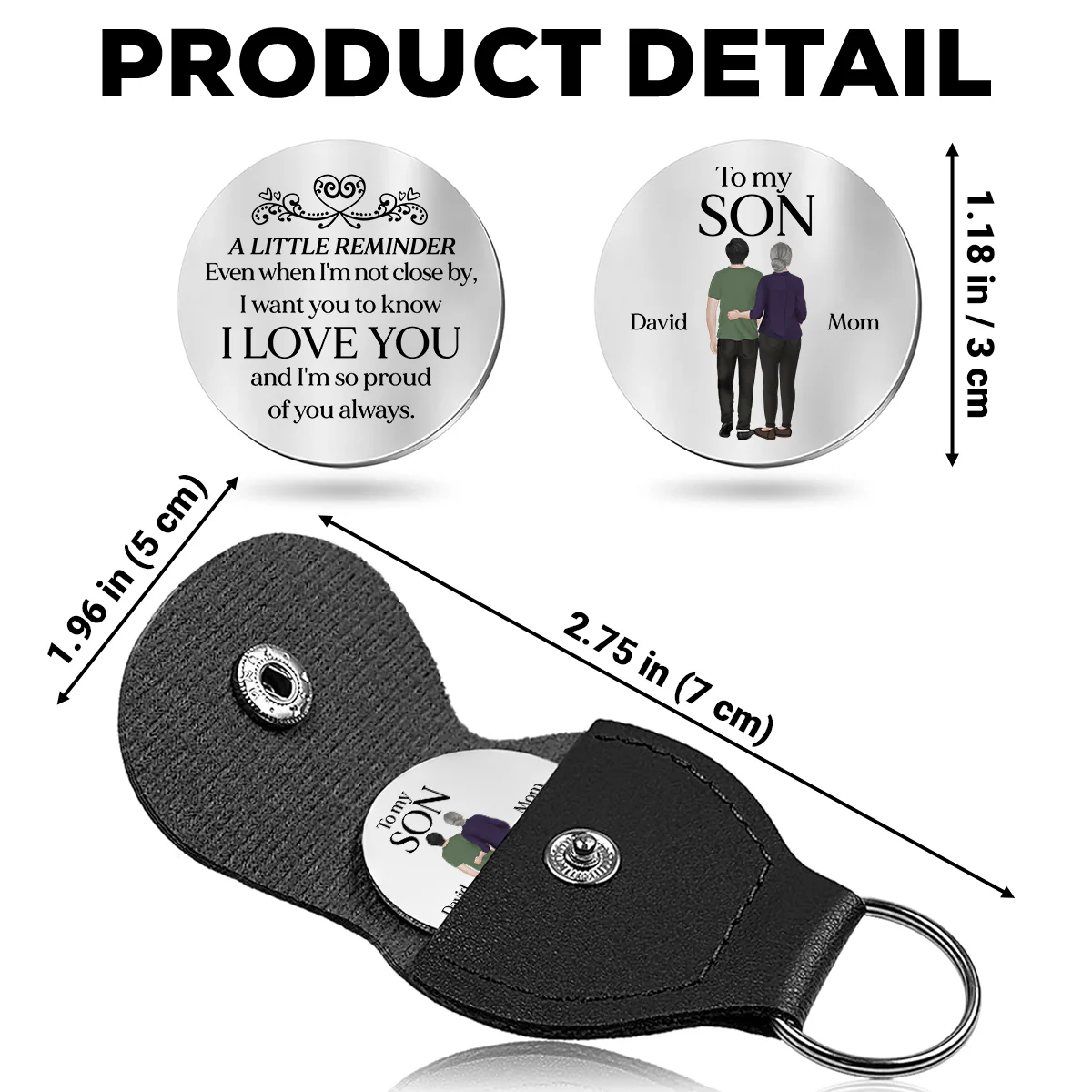 So Proud Of You Always - Personalized Custom Pocket Hug - Image 5