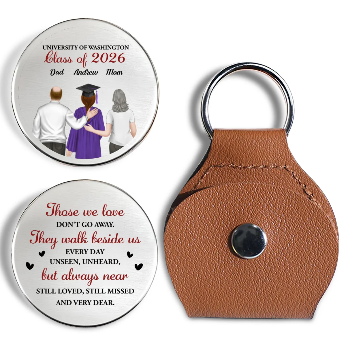 So Proud Of You Graduation Gift - Personalized Custom Pocket Hug - Image 8