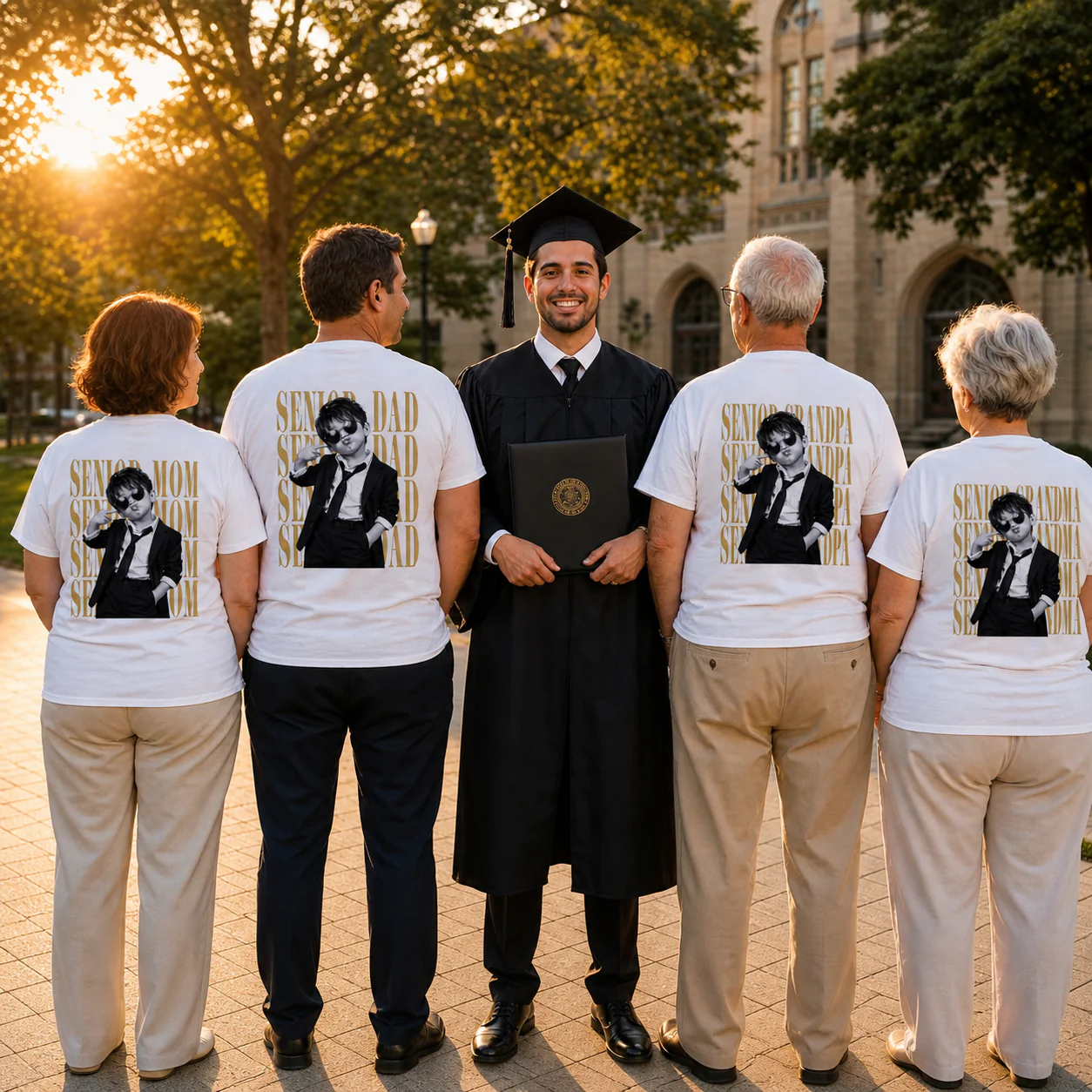 So Proud Senior Mom - Personalized Custom Shirt - Image 3
