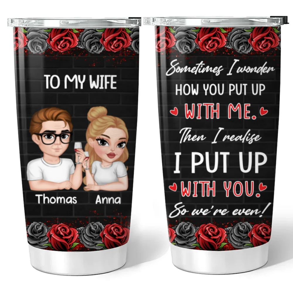 Sometimes I Wonder - Personalized Custom Tumbler - Image 6