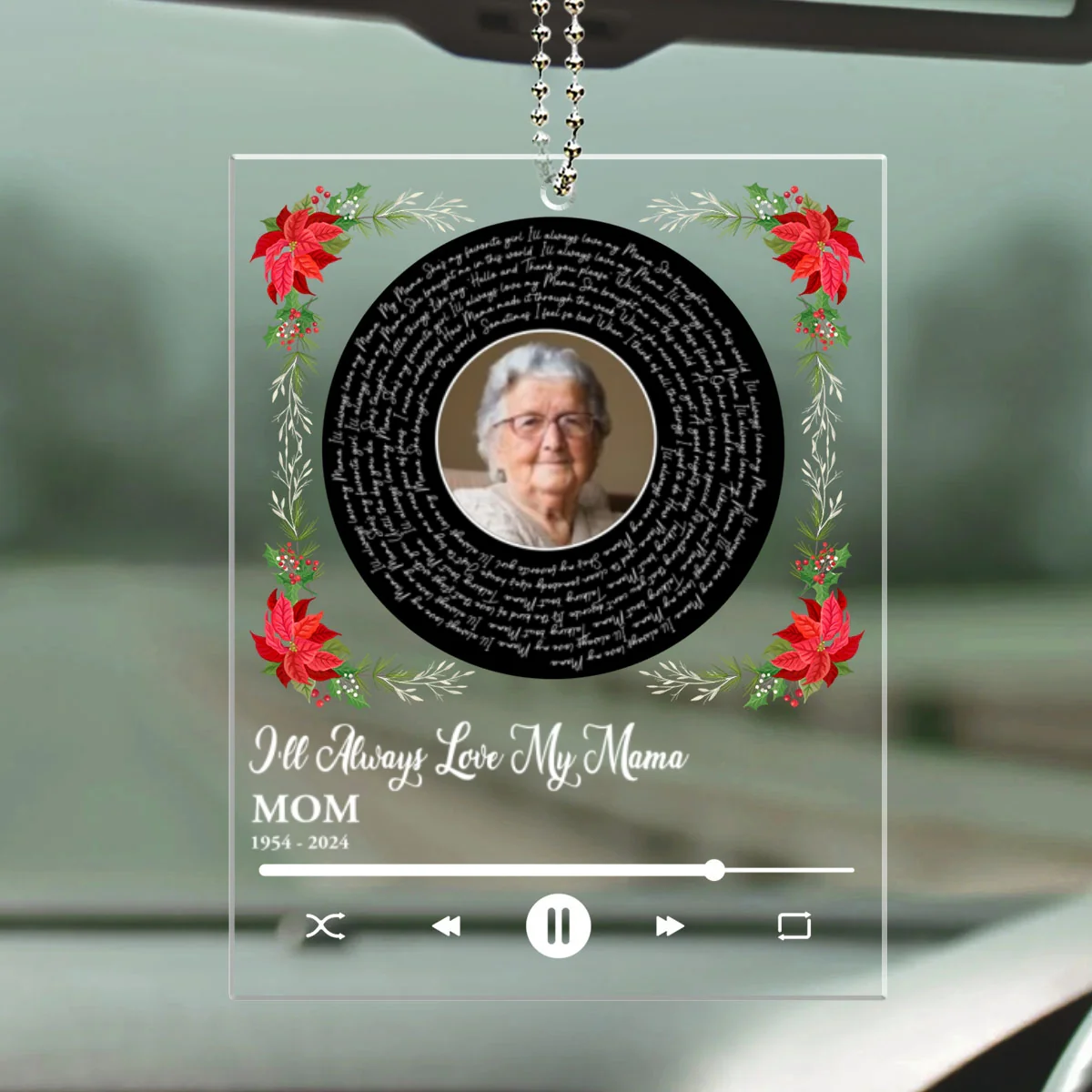 Somewhere Over The Rainbow - Personalized Custom Car Ornament - Image 5