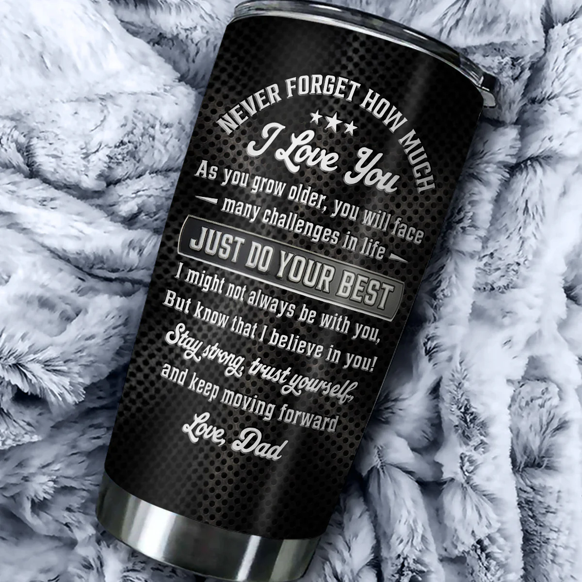 Son I Believe In You - Personalized Custom 3D Effect Tumbler - Image 4