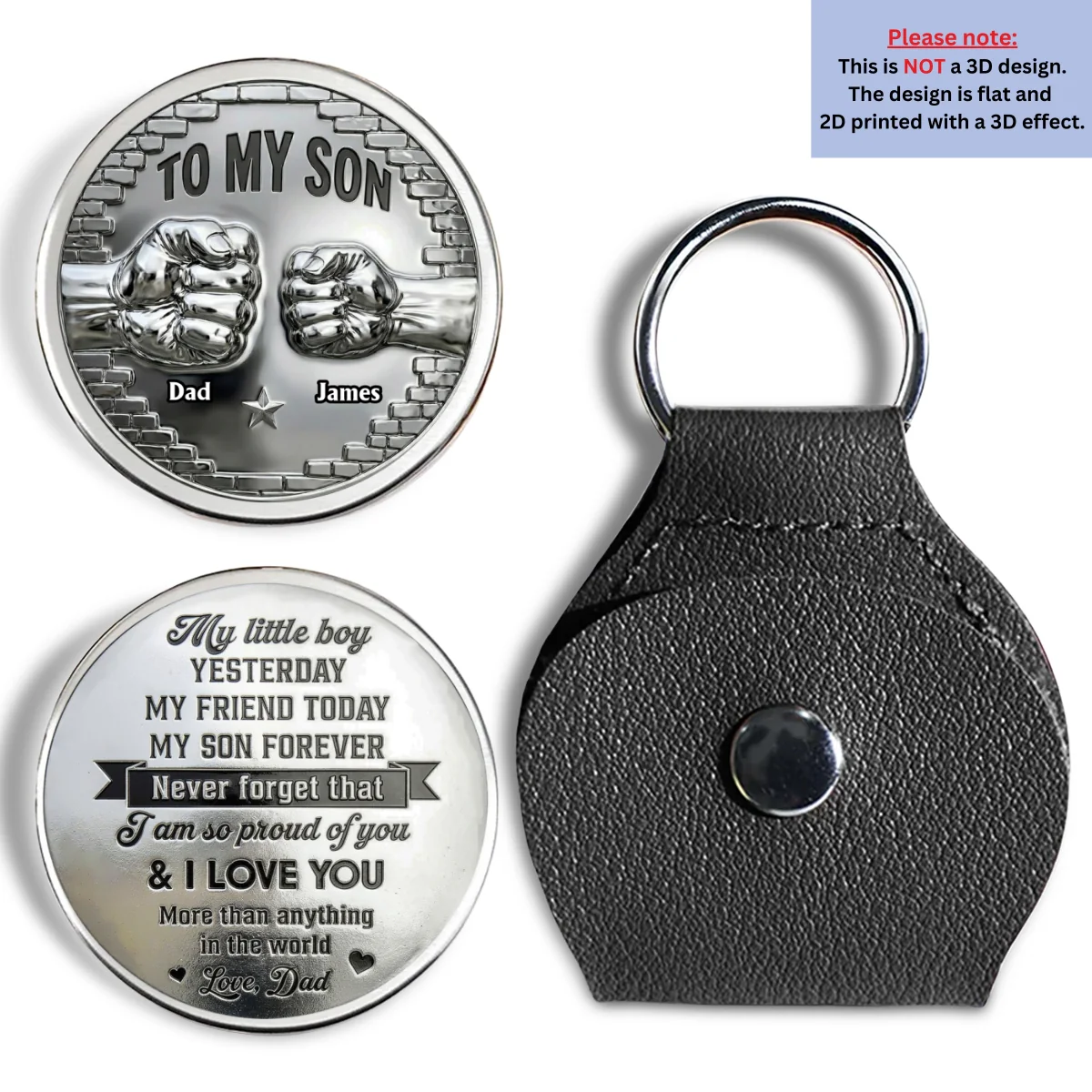 Son You Are My Friend Today - Personalized Custom Pocket Hug - Image 7