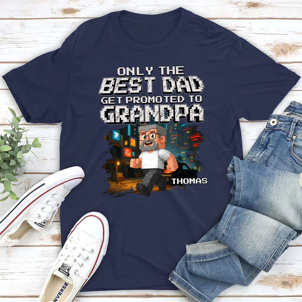 Soon To Be Grandpa - Personalized Custom Shirt - Image 2