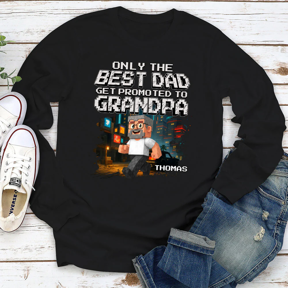 Soon To Be Grandpa - Personalized Custom Shirt - Image 4