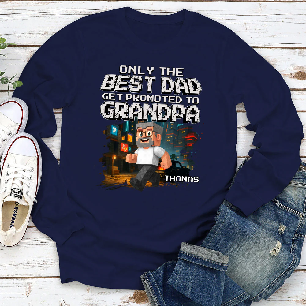 Soon To Be Grandpa - Personalized Custom Shirt - Image 5