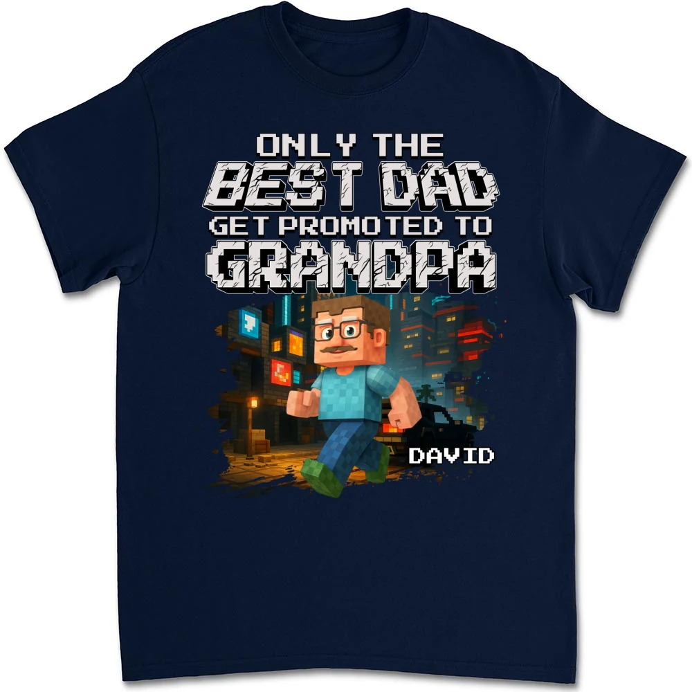 Soon To Be Grandpa - Personalized Custom Shirt - Image 9