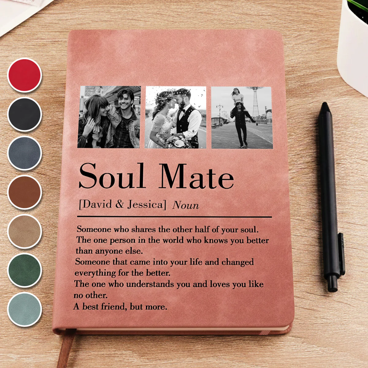 Soul Mate - Personalized Custom Leather Journal