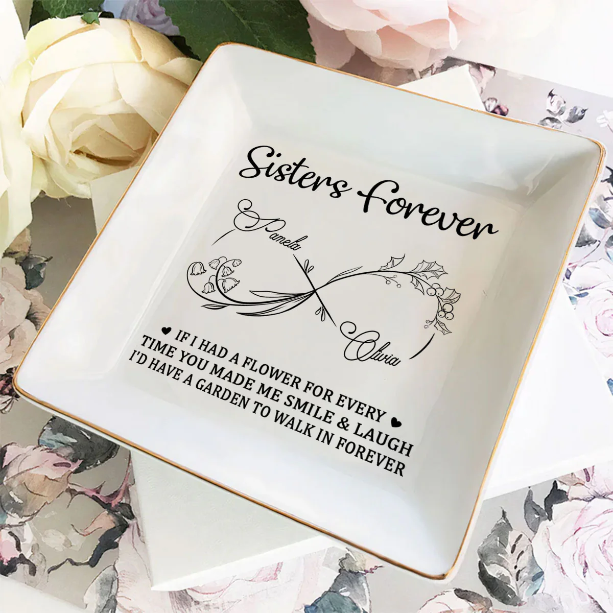 Soul Sister - Personalized Custom Jewelry Dish - Image 3