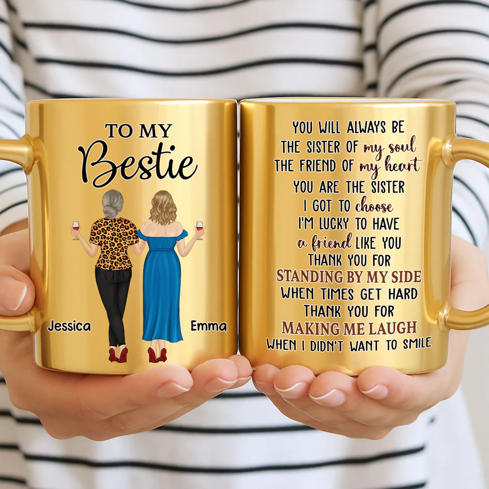 Soul Sister - Personalized Custom Metallic Mug - Image 2