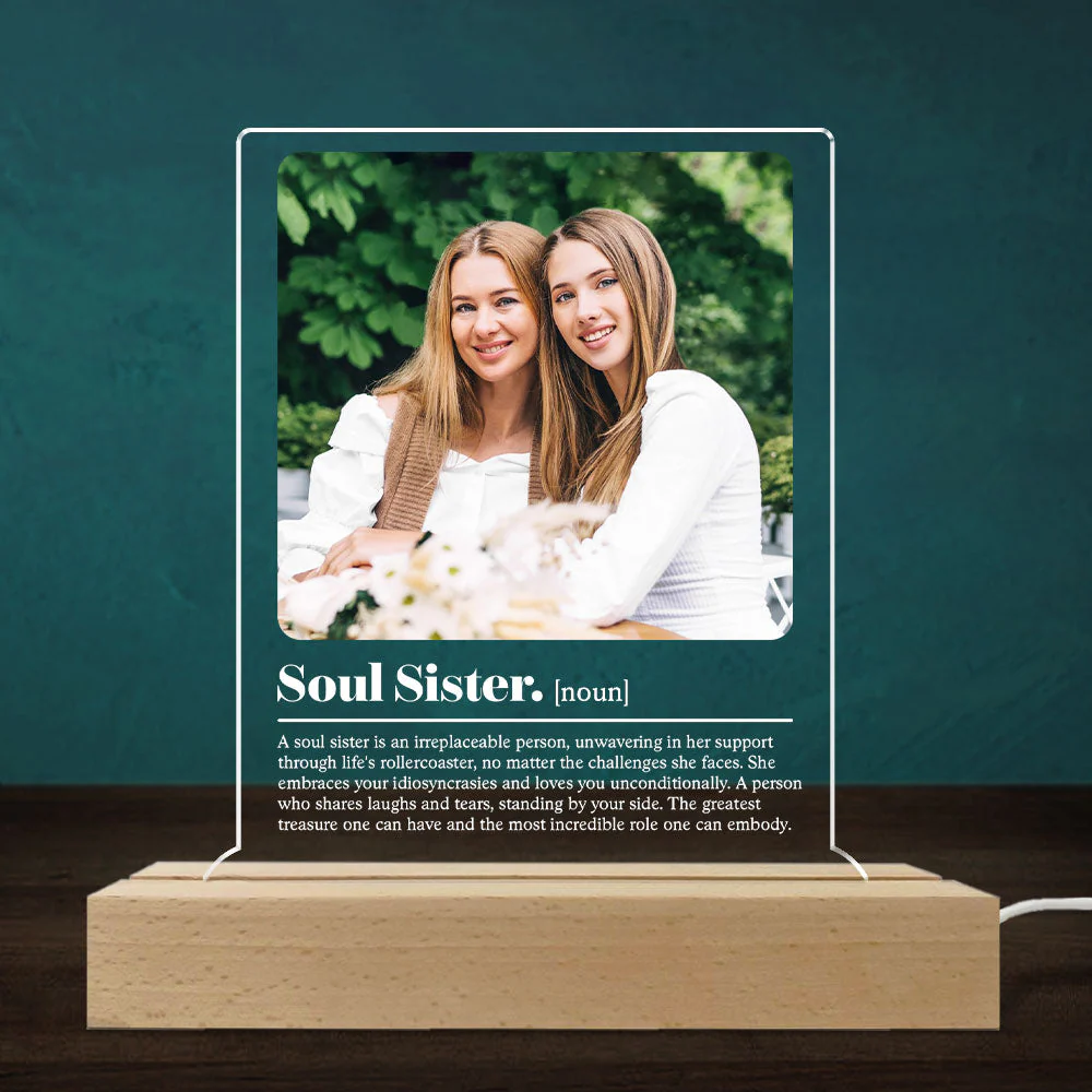Soul Sisters - Personalized Custom LED Light - Image 2