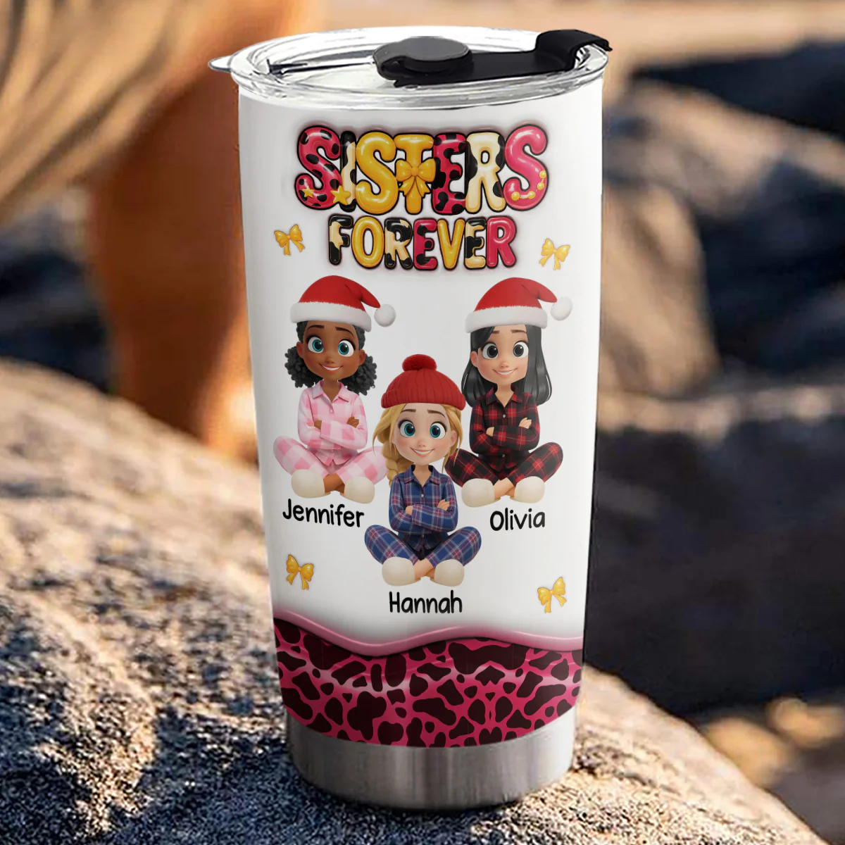 Special Friends - Personalized Custom 3D Inflated Effect Tumbler - Image 3